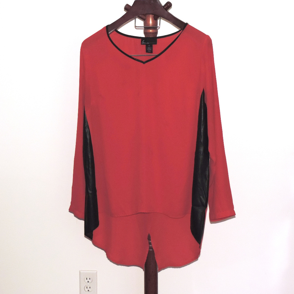 Lane Bryant pullover hi low tunic top